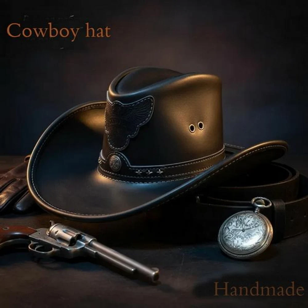 Кожаные аксессуары.
Vintage Western Outback Cowboy Hat For Men And Women
